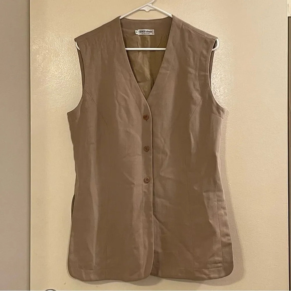 Giorgio Armani Jackets & Blazers - GIORGIO ARMANI Vintage Wool Vest